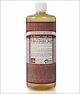 Eucalyptus Castile Soap Certified Organic (946ml, squirt)